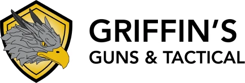 Griffin's Guns & Tactical logo in the website header.